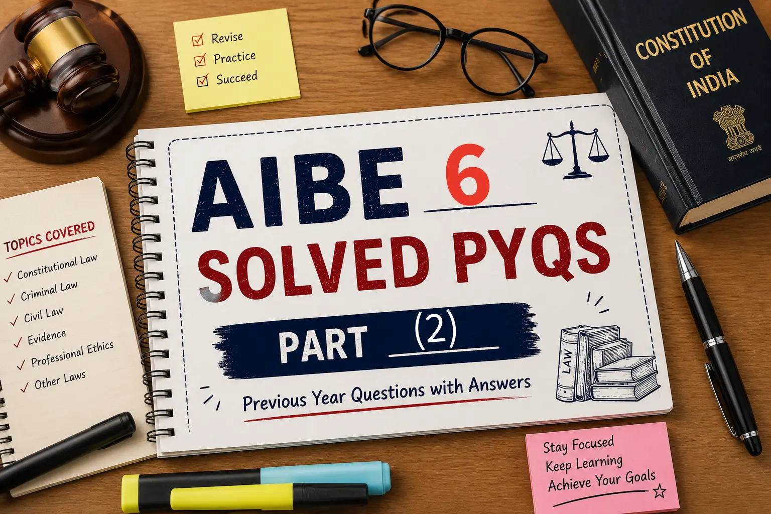 AIBE 6 Previous Year Question Paper with Answers (Solved) Part 2
